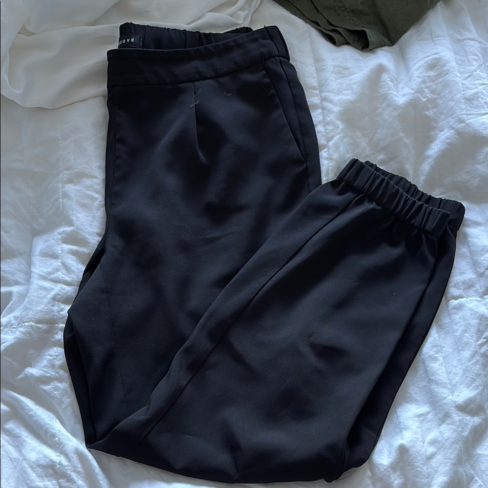 Trouve Black Track Pants